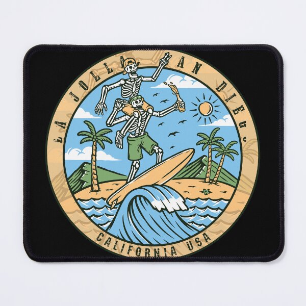 Item preview, La Jolla San Diego Skeleton Bros designed and sold by LanikaiBeach.