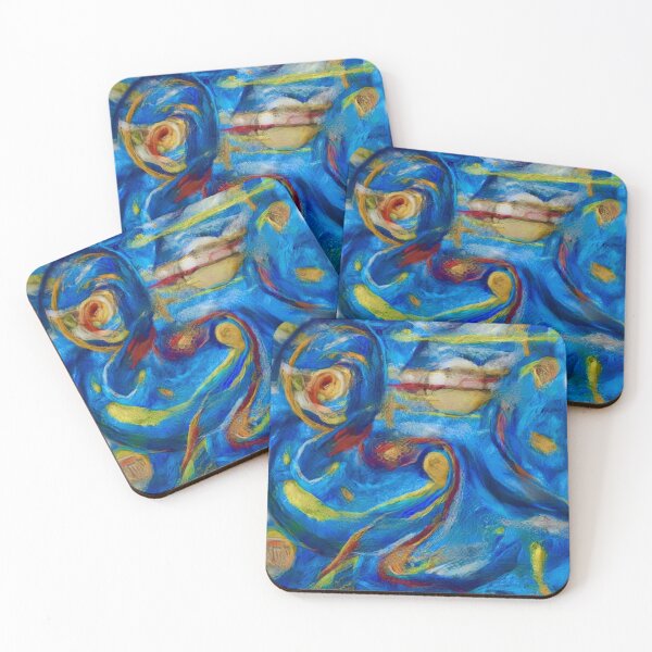 Item preview, starry night galaxy abstract art designed and sold by FLEURDELAINE04.