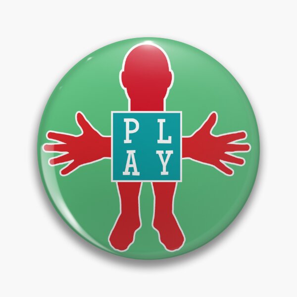 Item preview, Human figure - PLAY - Red and blue colors - Slab font designed and sold by RainbowWordLand.