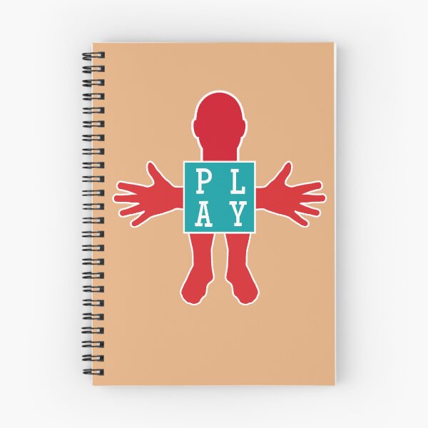 Item preview, Human figure - PLAY - Red and blue colors - Slab font designed and sold by RainbowWordLand.