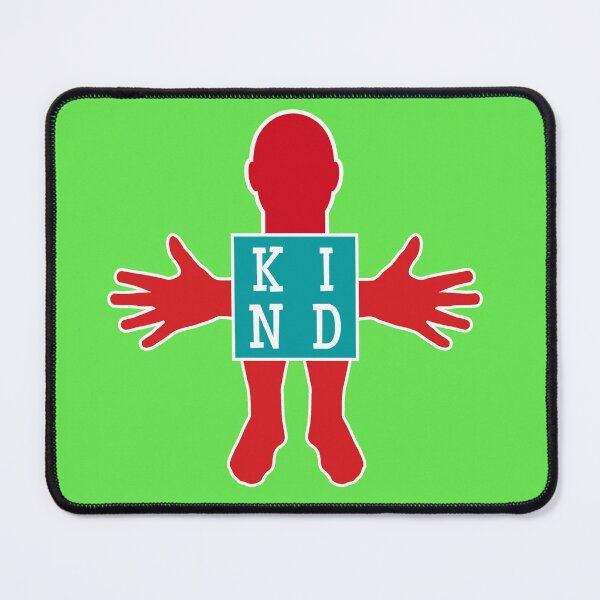 Item preview, Human figure - KIND - Red and blue colors - Slab font designed and sold by RainbowWordLand.