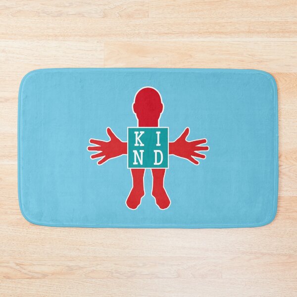Item preview, Human figure - KIND - Red and blue colors - Slab font designed and sold by RainbowWordLand.