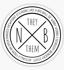 Non-Binary Pride - small version Sticker