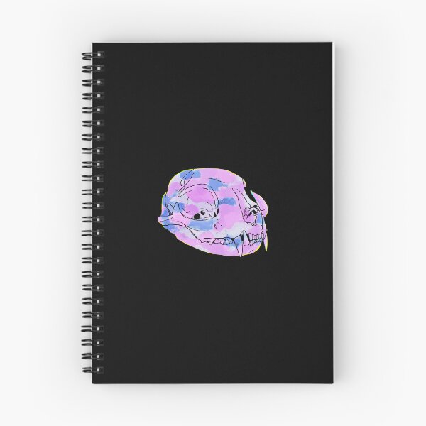 Item preview, Pink and blue skull designed and sold by EloraArt.
