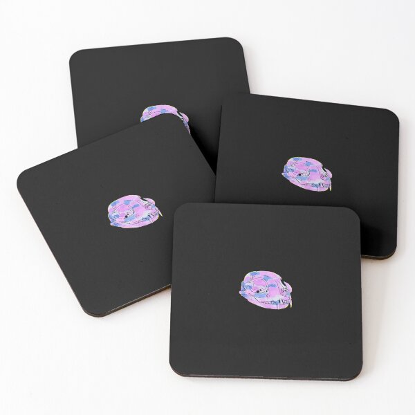 Item preview, Pink and blue skull designed and sold by EloraArt.