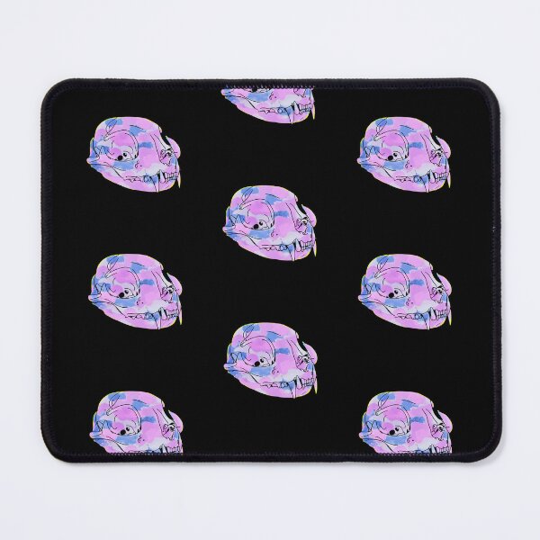 Item preview, Pink and blue skull designed and sold by EloraArt.
