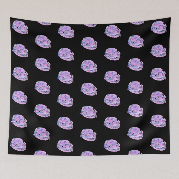 Item preview, Pink and blue skull designed and sold by EloraArt.