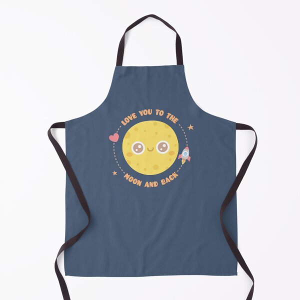 Item preview, Love You To The Moon And Back, Moon and Rocket designed and sold by rustydoodle.