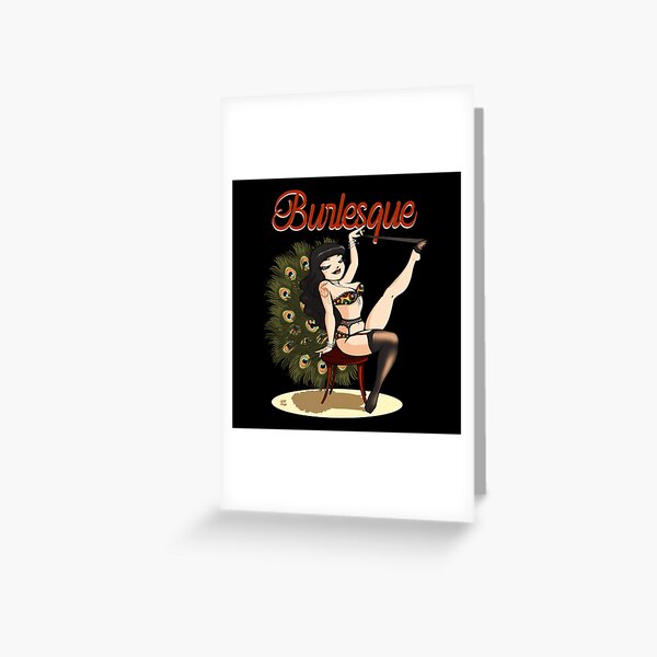 Item preview, Burlesque pin up designed and sold by Anna R. Carrino.