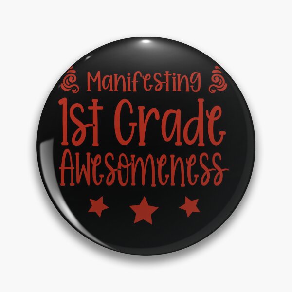 Item preview, First Grade Awesome Inspirational Teacher 1st Grade Future World Creators Red Classroom Back to School First Day Awesomeness designed and sold by AstralRadiance.
