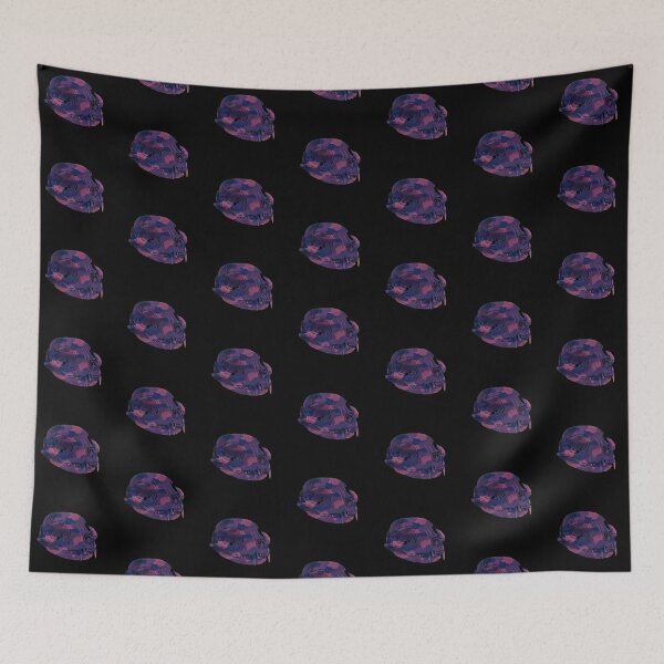 Item preview, Blue and pink skull designed and sold by EloraArt.