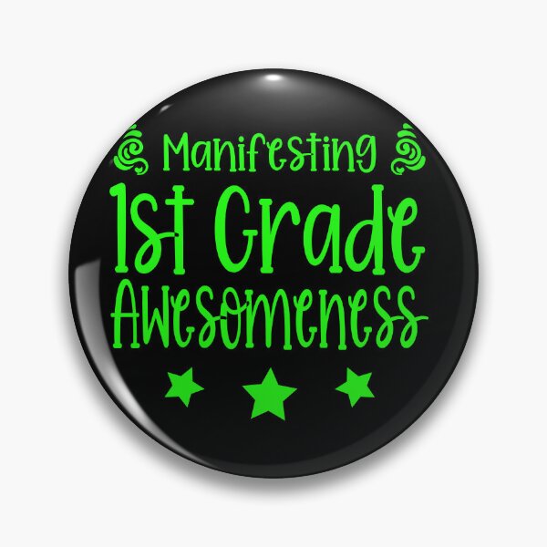 Item preview, First Grade Awesome Inspirational Teacher 1st Grade Future World Creators Green Classroom Back to School First Day Awesomeness designed and sold by AstralRadiance.