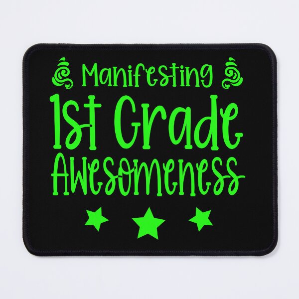 Item preview, First Grade Awesome Inspirational Teacher 1st Grade Future World Creators Green Classroom Back to School First Day Awesomeness designed and sold by AstralRadiance.