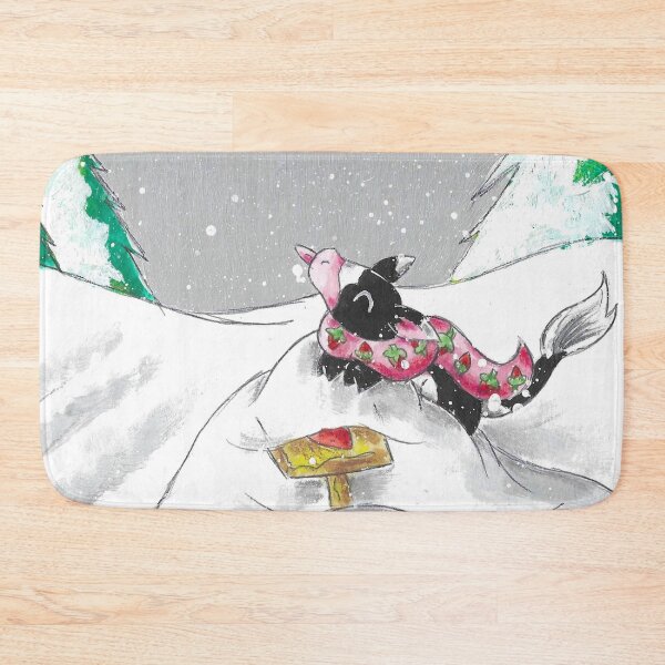Item preview, Snowy Strawberry Patch designed and sold by KOKeefeArt.