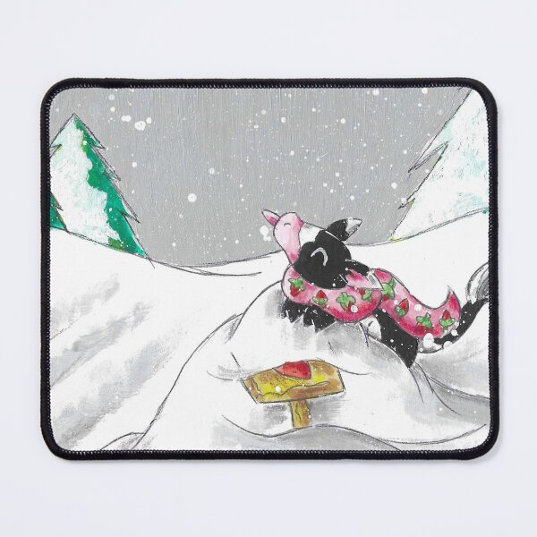 Item preview, Snowy Strawberry Patch designed and sold by KOKeefeArt.