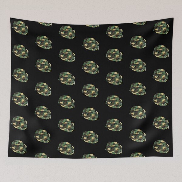 Item preview, Green Camo skull designed and sold by EloraArt.