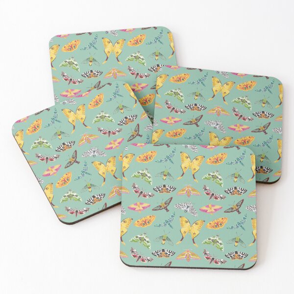 Item preview, Small Mint Moth Pattern designed and sold by wedew3.