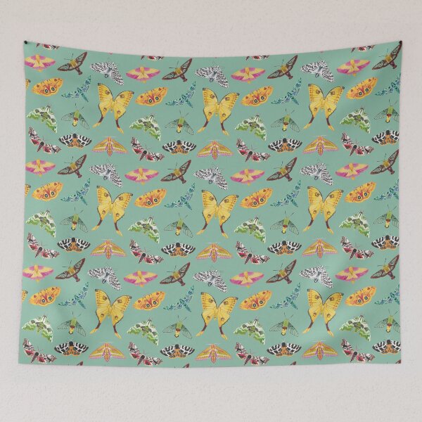 Item preview, Small Mint Moth Pattern designed and sold by wedew3.