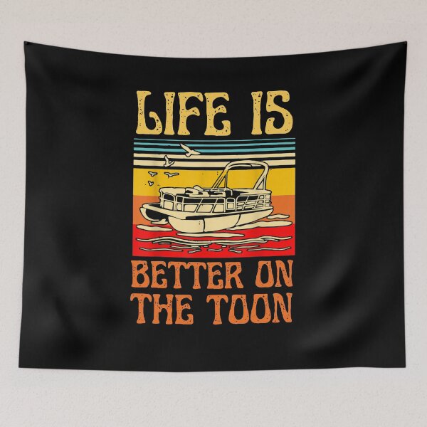 Item preview, Life Is Better On The Toon Pontoon Boat Boating Fathers designed and sold by hassan-tee.