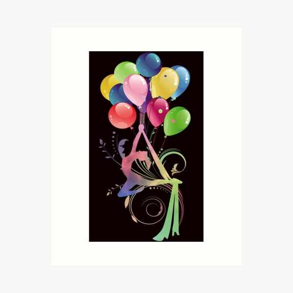 Item preview, Aerialist Balon Art, Aerial Hoop, Funny Aerial  designed and sold by Aerial Addicts.