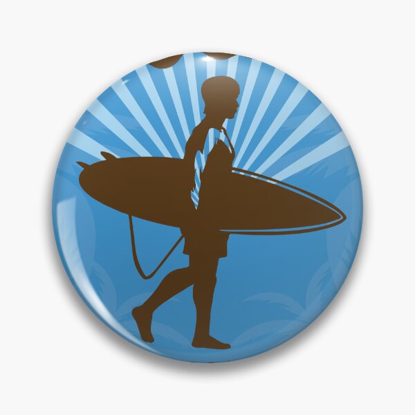 Item preview, Surfista retro de Long Beach designed and sold by LanikaiBeach.