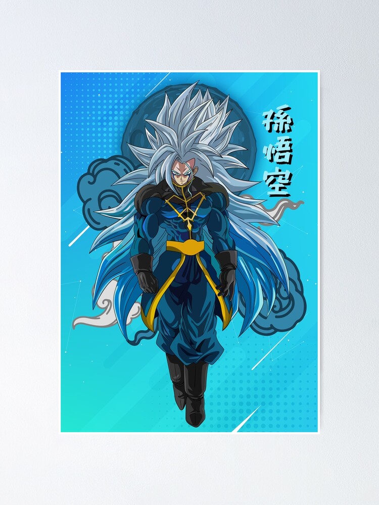 Goku Black Rose Super Saiyan 4 Poster for Sale by reelanimedragon