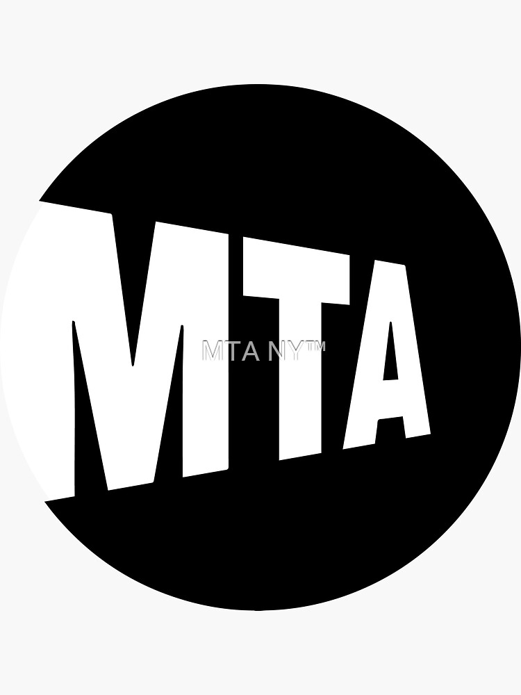 Thumbnail 3 of 3, Sticker, MTA - Black designed and sold by MTA-NY.