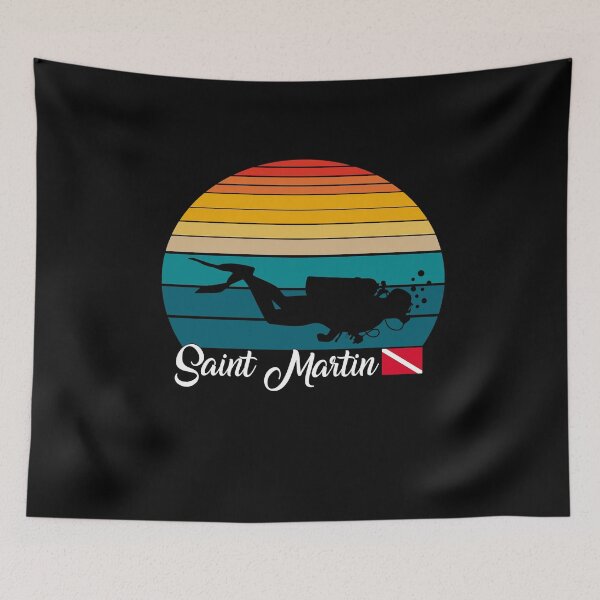 Item preview, Saint Martin Scuba Diving Gift designed and sold by brunodlo.