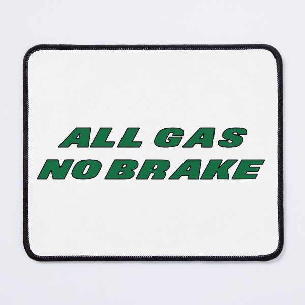 Item preview, Jets All Gas No Brake White designed and sold by Gang Green Gear.