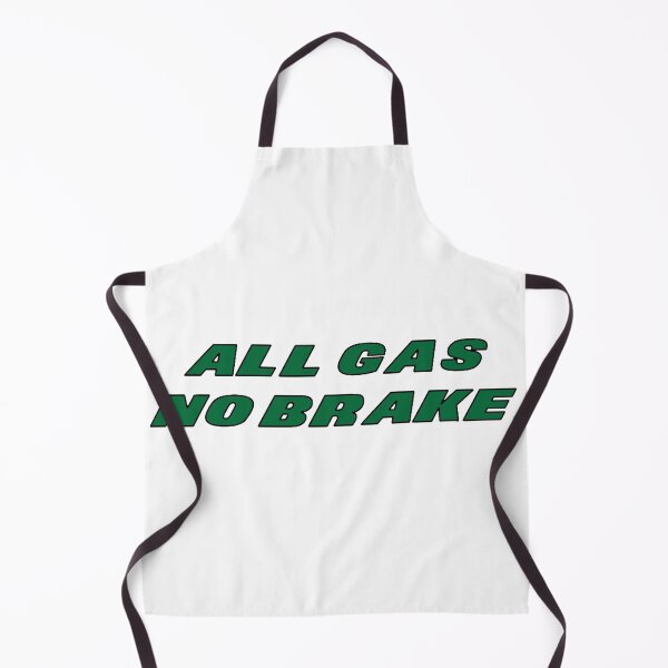Item preview, Jets All Gas No Brake White designed and sold by Gang Green Gear.