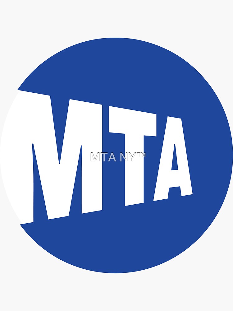 Thumbnail 3 of 3, Sticker, MTA - Blue designed and sold by MTA-NY.