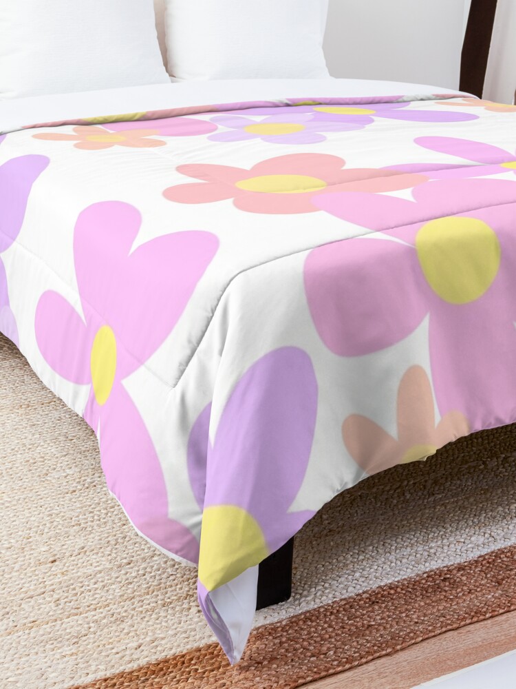 Disover Indie Kidcore Flower Print Quilt