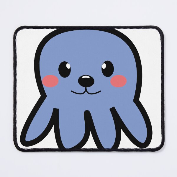 Item preview, octopus seal kawaii uwu designed and sold by uchix.