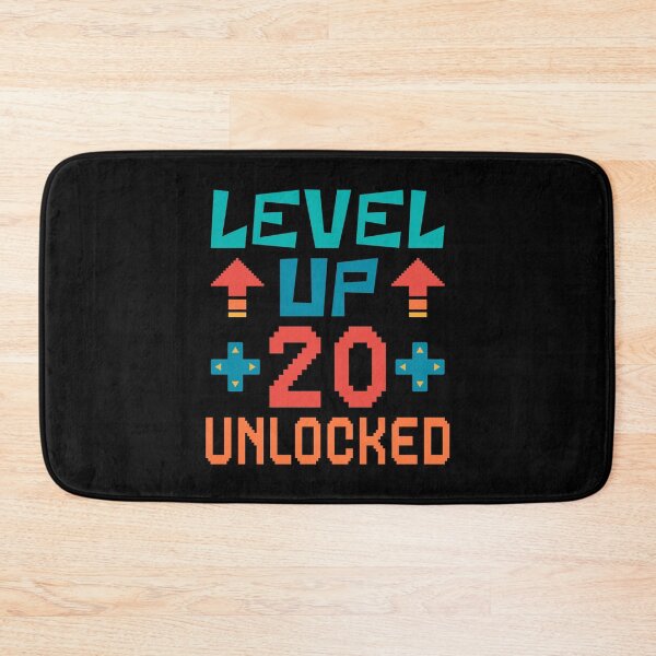 Item preview, Level Up, 20 Unlocked. Retro  designed and sold by ACC .