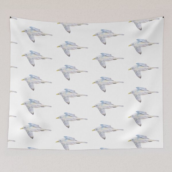 Item preview, Seagull from Schull.  Gull in flight. Original Irish Painting  designed and sold by Cefercom.
