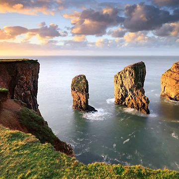 Artwork thumbnail, Cliff view (Stack Rocks) by bitm2007