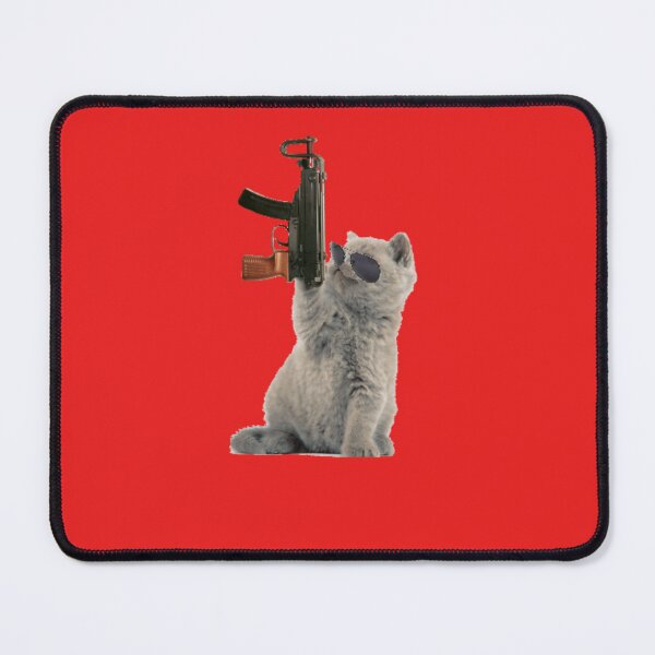 Item preview, cat with gun designed and sold by NTR-123.