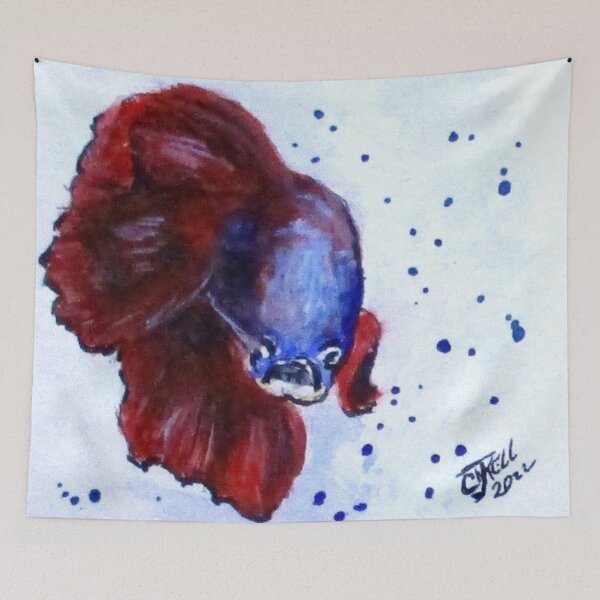 Item preview, Betta Fish No1 designed and sold by Clyde J. Kell.