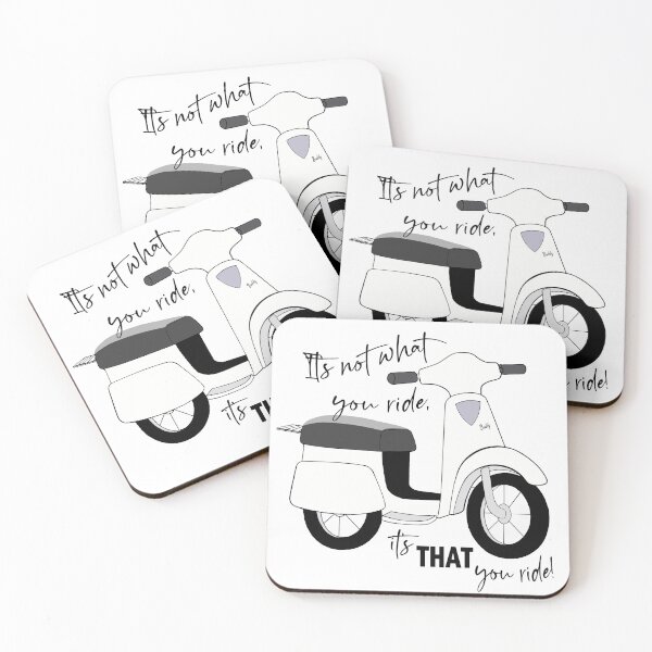 Item preview, White Scooter Life...It's not what you ride, it's that you RIDE!  designed and sold by wawink.