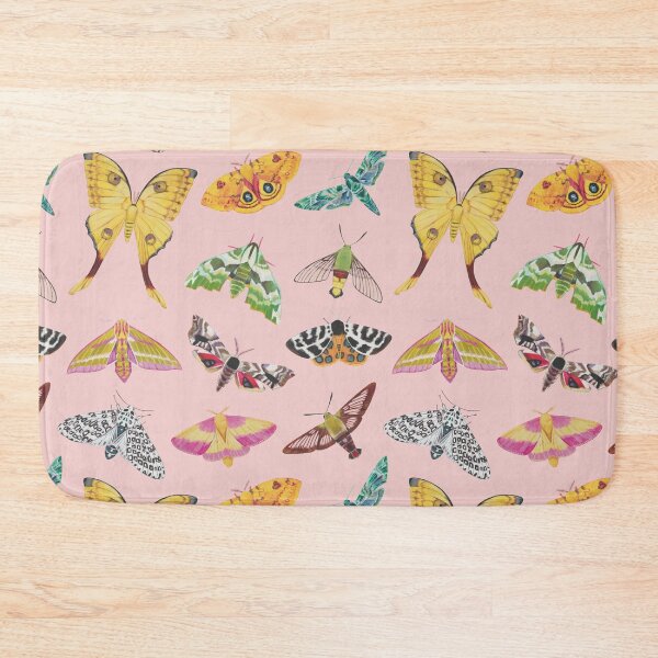 Item preview, Big Pink Moth Pattern designed and sold by wedew3.