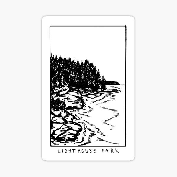 Lighthouse Park Sticker