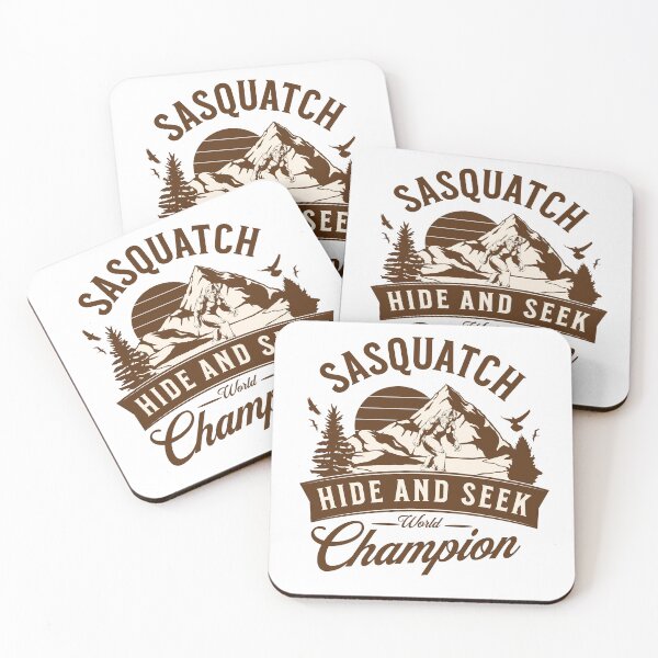 Item preview, Sasquatch Hide and Seek World Champion - Funny Bigfoot Design designed and sold by dschiffer12.