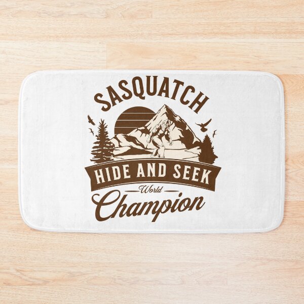 Item preview, Sasquatch Hide and Seek World Champion - Funny Bigfoot Design designed and sold by dschiffer12.