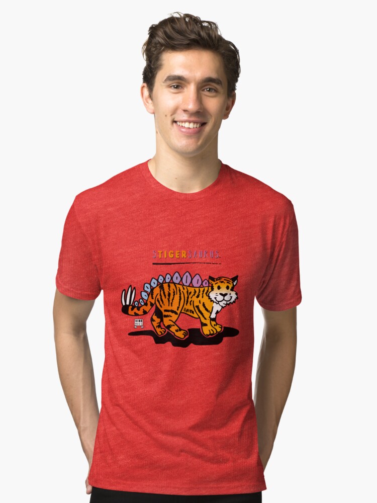 Alternate view of STIGERSAURUS™ Tri-blend T-Shirt