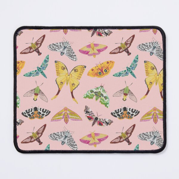 Item preview, Small Pink Moth Pattern designed and sold by wedew3.