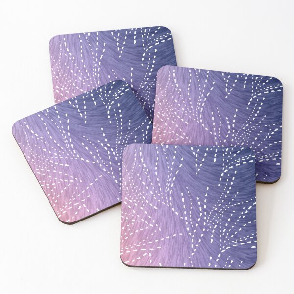Item preview, Abstract Pattern Dashes in Wind Pink and Purple designed and sold by dealchica.