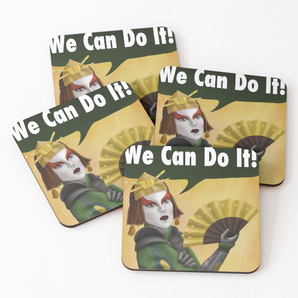 Item preview, Kyoshi Warriors as Rosie the Riveter designed and sold by kaylajsdesigns.