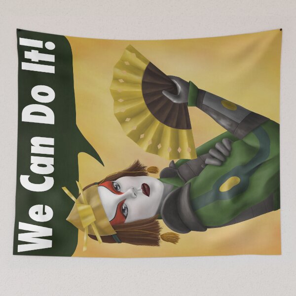 Item preview, Kyoshi Warriors as Rosie the Riveter designed and sold by kaylajsdesigns.