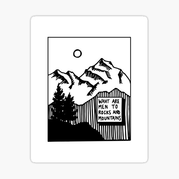 Rocks & Mountains Sticker