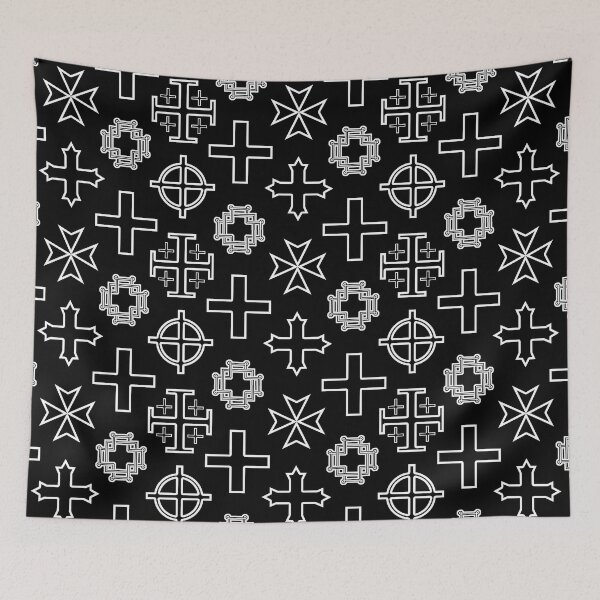 Item preview, Cross Collection II - White on Black designed and sold by TheFrostedDonut.